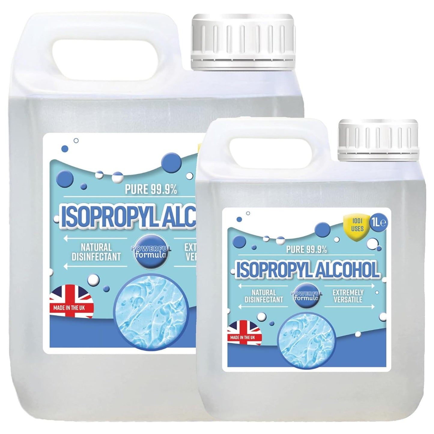 1 Litre IPA Strong Isopropyl Disinfectant Household Cleaner For Grease, Oil, Dirt & Dust