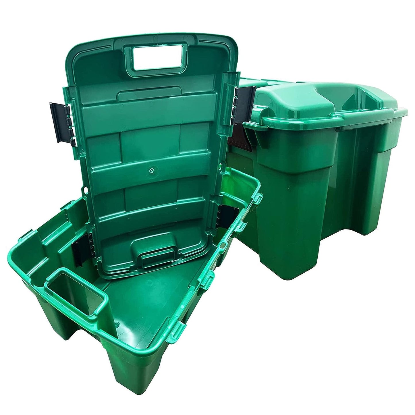 40L Strong Green Garden Storage Chest Trunk For Garden & Garages