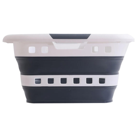 Space Saving Pop Up 45L Collapsible Laundry Basket Portable Washing Tub