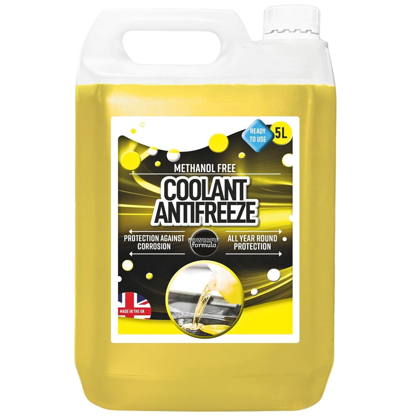 5L Ready Ro Use Coolant Antifreeze Engine Protection From Overheating, Freezing & Corrosion