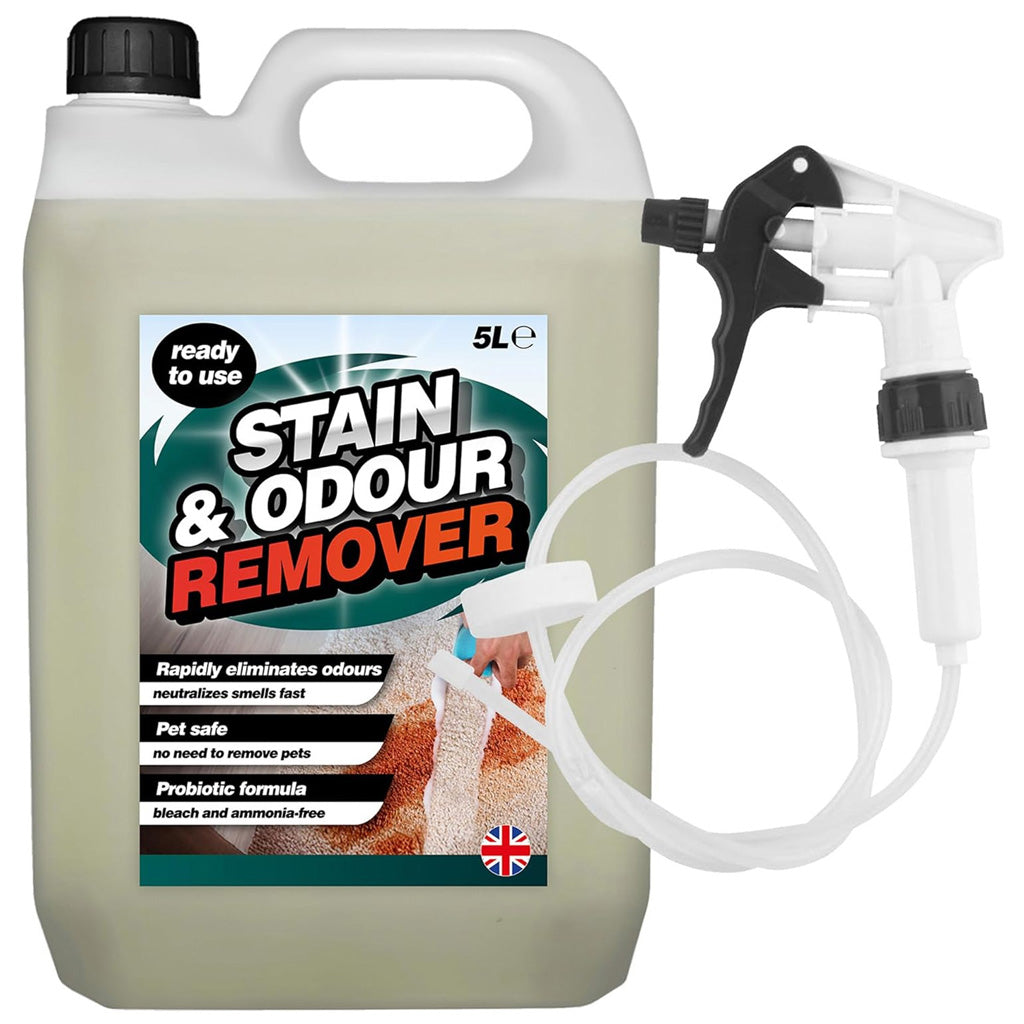 5L Stain & Odour Remover Pet Friendly With Convenient Long Hose Trigger