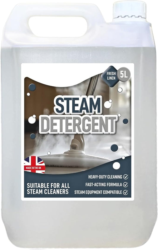 5 Litres Steam Detergent Fresh Linen Scent For Steam Mops & Cleaners