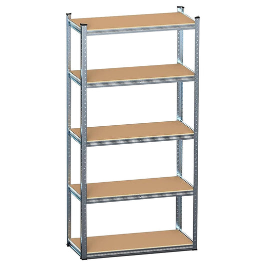 5 Tier Heavy Duty Large Boltless Metal Adjustable Home Garage Shelving Units