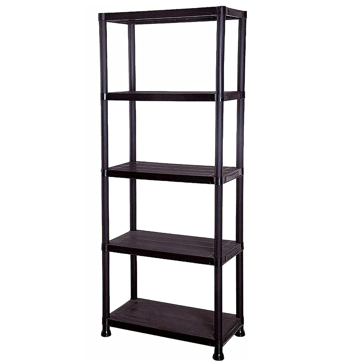 4 & 5 Tier Plastic Shelving Units Great For Storage Home & Garage
