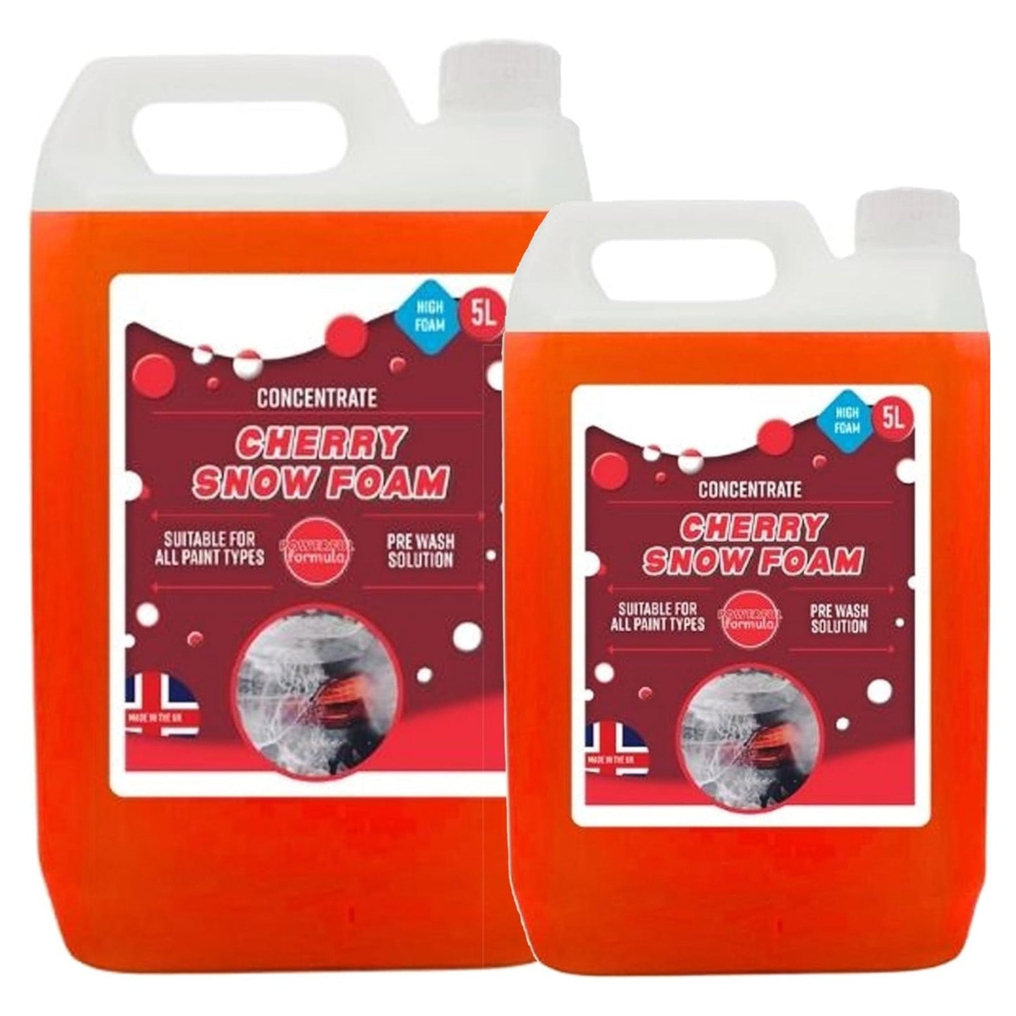 5L Cherry Snow Foam Super Thick Vehicle Cleaning Foam Extremely Powerful & Easy To Use