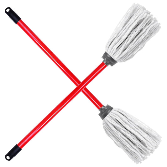 Cotton Floor Mop Super Absorbent Cotton Mop Head With Handle