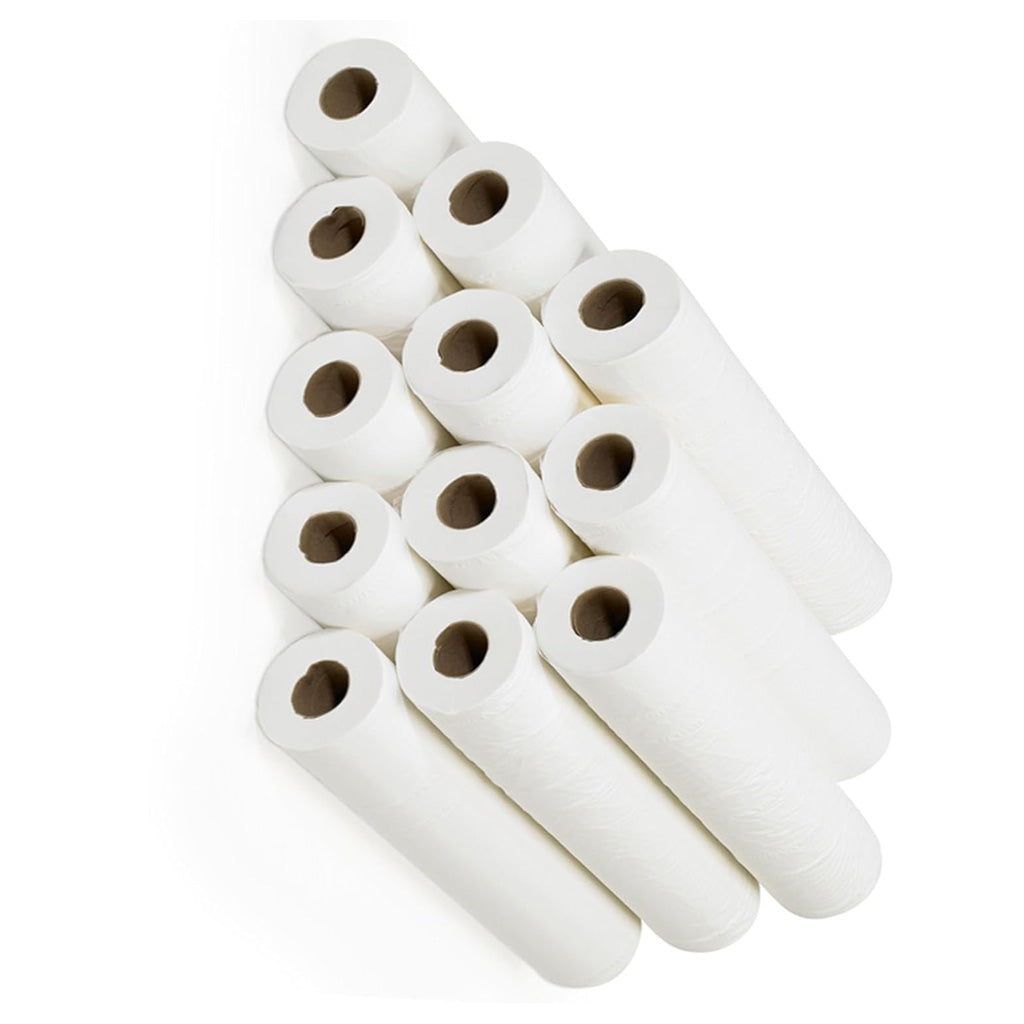 20" x 40m White Hygiene Couch Paper Rolls For Professional Use