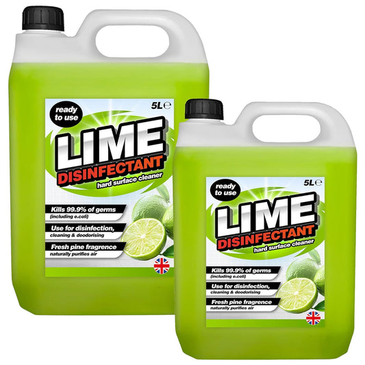 5L Lime Disinfectant Ready To Use Powerful Multi-Purpose Cleaner For Kitchens & Toilets