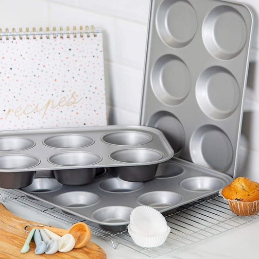 12 Cup Non-Stick Muffin Tray Dishwasher & Oven Safe