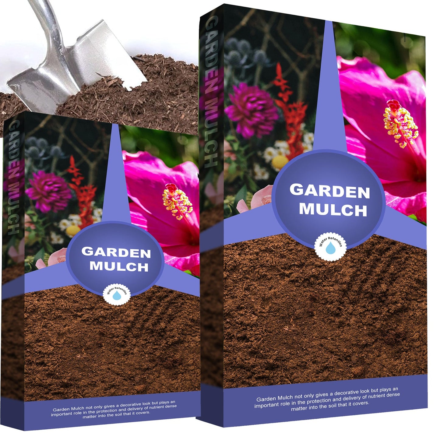 50 Litre Garden Mulch Decorative Soil Conditioner With Improved Water Retention