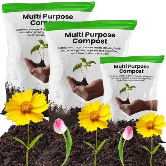 Multi-Purpose Compost With Nutrient Enhanced Formula & Wetting Agent Ideal For Garden