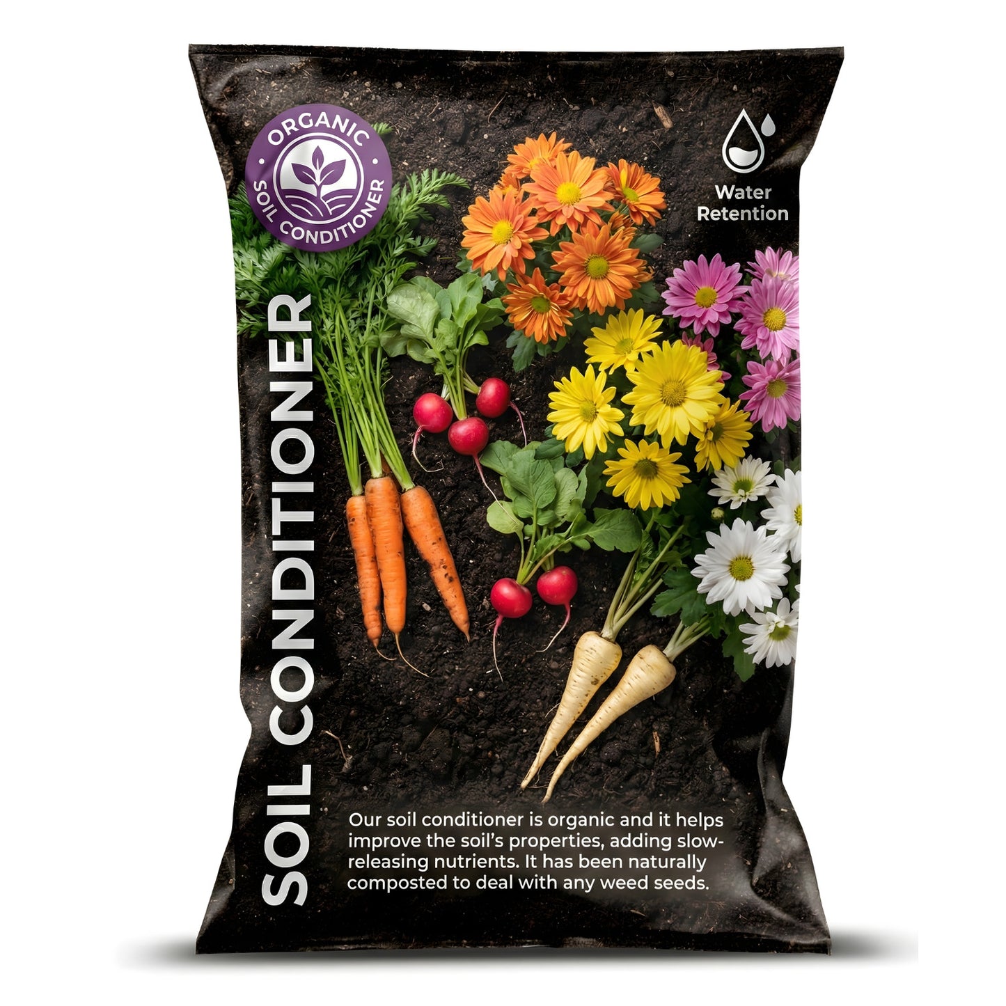 Organic Garden Outdoor Soil Conditioner Compost Soil Bags