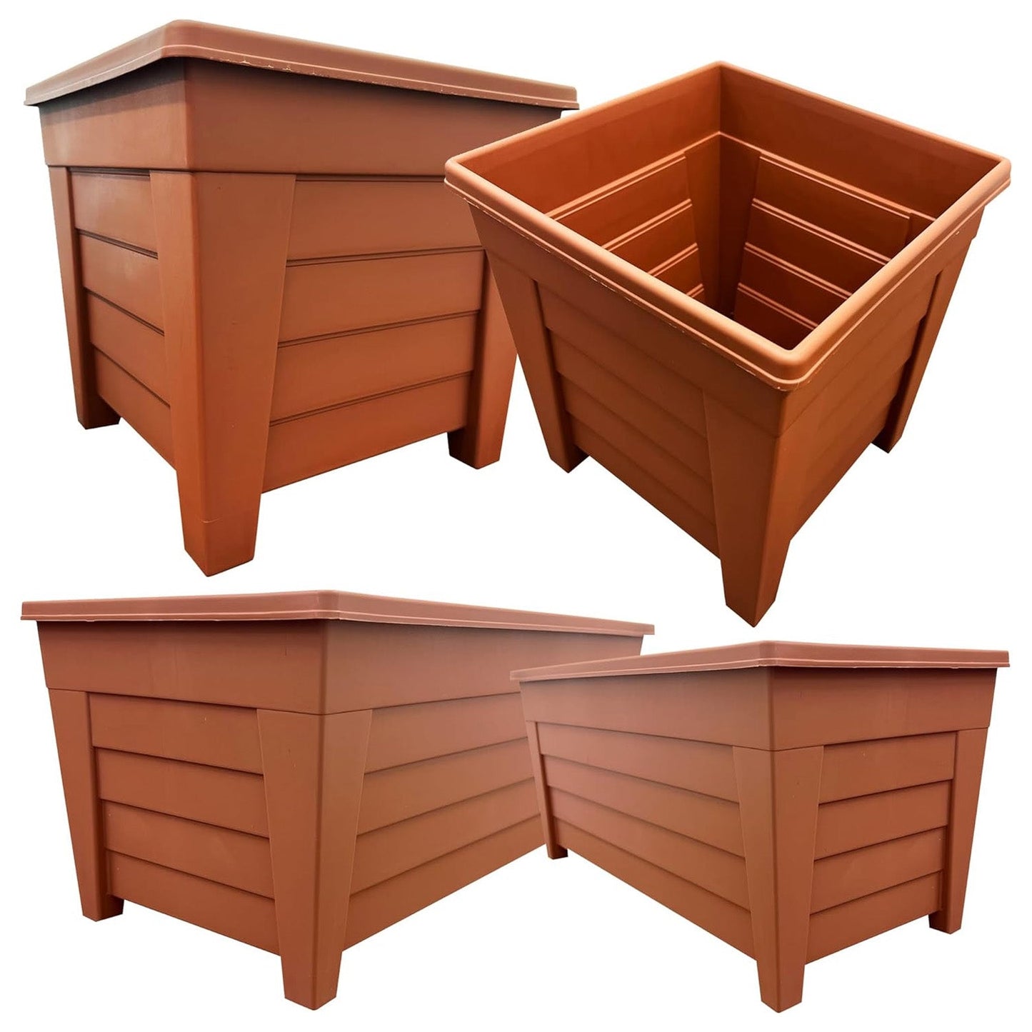 Grosvenor Square & Long Grosvenor Troughs Planter Sets