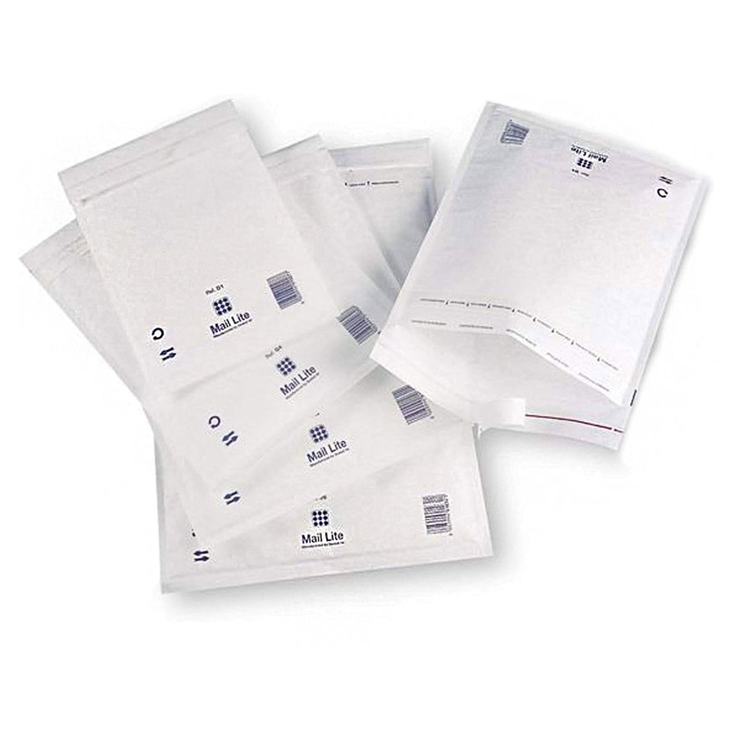 E/2 (220 x 260mm) Mail Lite White Padded Envelopes