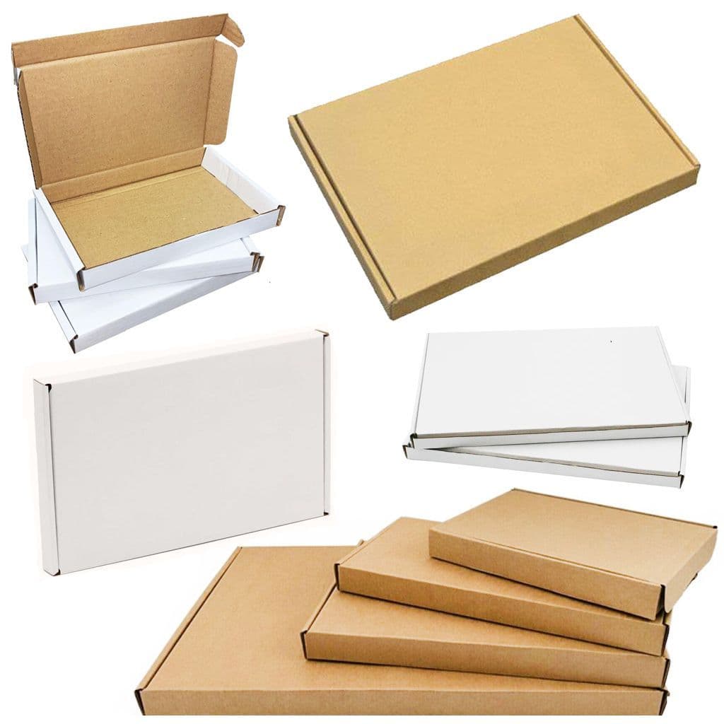 Brown & White Die Cut Boxes