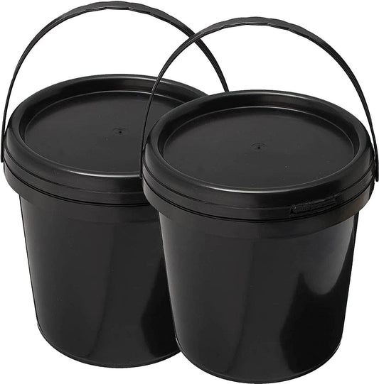 10L Black Buckets