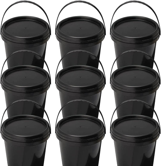 10L Black Buckets