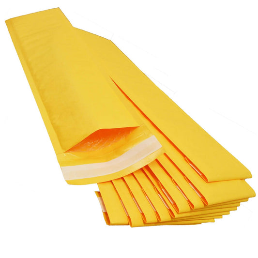 Gold Padded Bubble Number Plate Envelope Mailer 535mm x 180mm