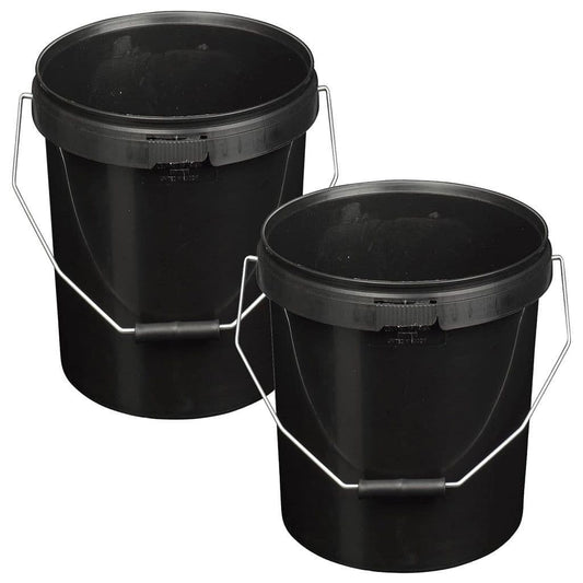 25L Black Buckets