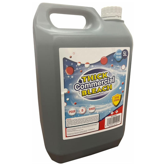 5L Extra Strong Thick Commercial Bleach For Sanitisation & Disinfection