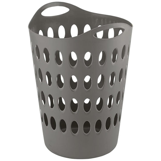Tall Large Grey & White Flexi Laundry Baskets