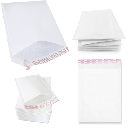 Size 5 (205X245mm) White Padded Bubble Envelopes Small Gifts