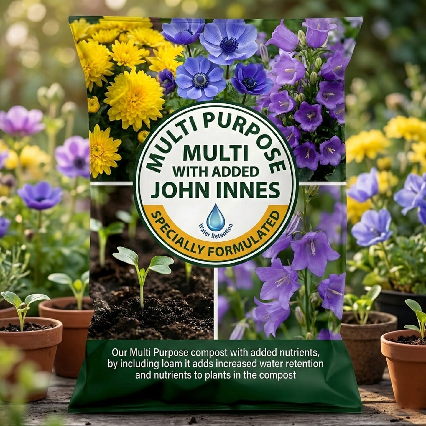 40 Litre Special Multi Purpose Compost Soil With Added John Innes For Outdoor & Indoor Planting