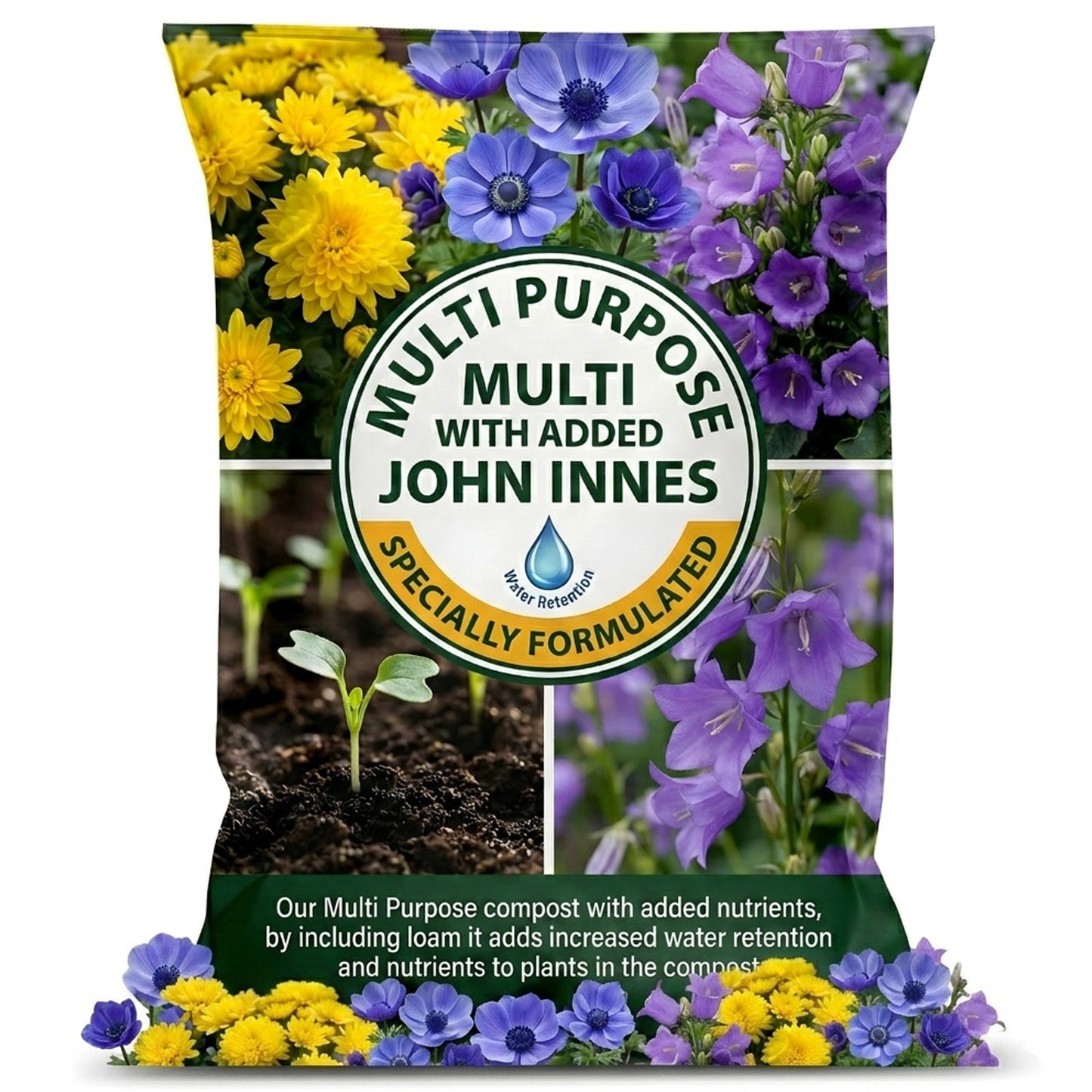 40 Litre Special Multi Purpose Compost Soil With Added John Innes For Outdoor & Indoor Planting