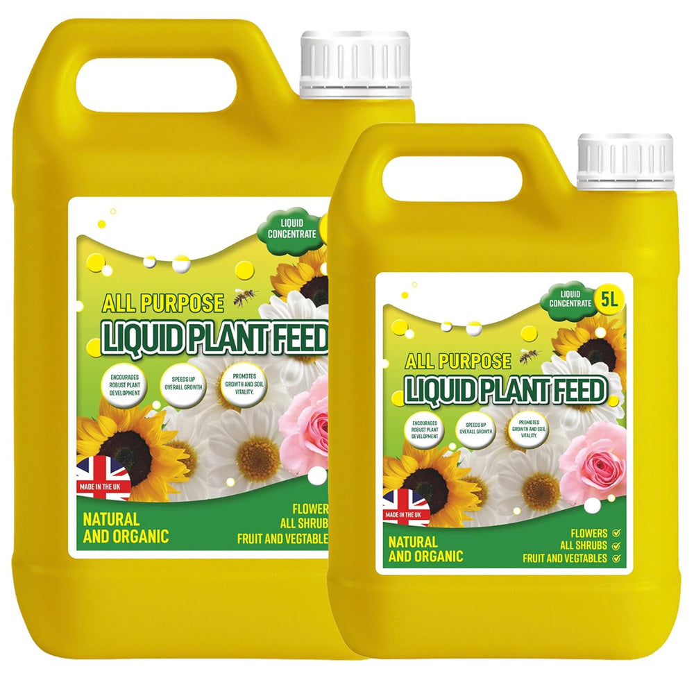 5L All Purpose Concentrated Liquid Plant Feed Promotes Growth & Soil Vitality Flowers