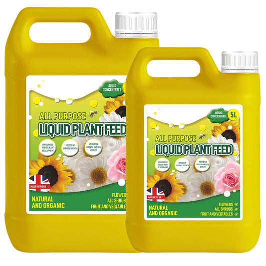 5L All Purpose Concentrated Liquid Plant Feed Promotes Growth & Soil Vitality Flowers