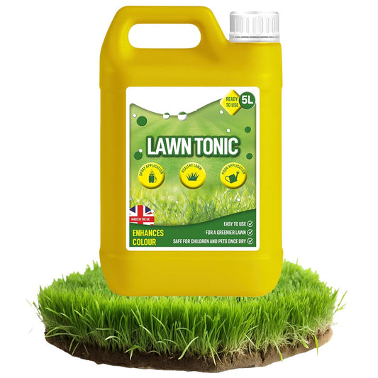 5L Lawn Tonic Ready To Use Greener Grass Feed Enhances Lawn Colour
