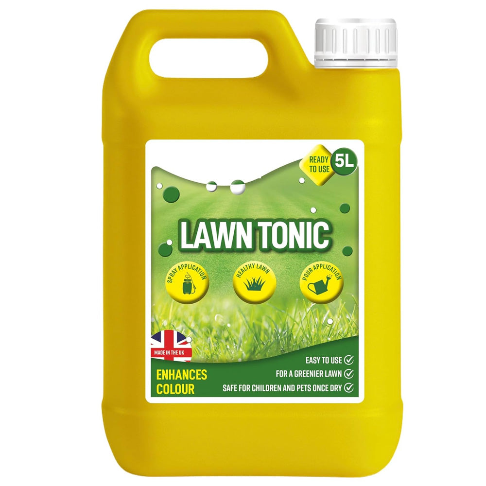 5L Lawn Tonic Ready To Use Greener Grass Feed Enhances Lawn Colour