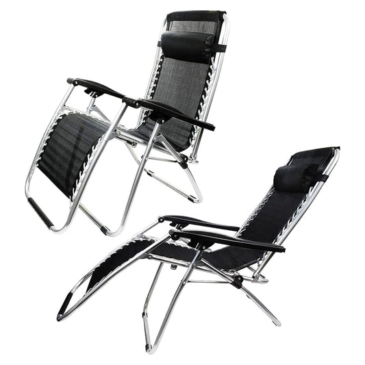 Zero Gravity Reclining Outdoor Garden Sun Loungers