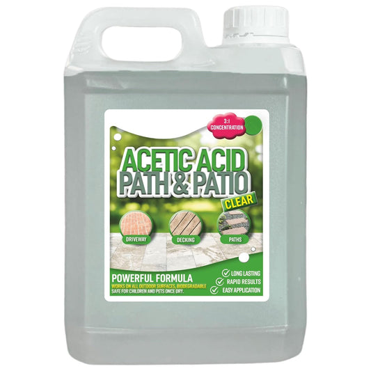 2.5 Litres Strong Garden Acetic Acid Vinegar Concentrated Outdoor Cleaner