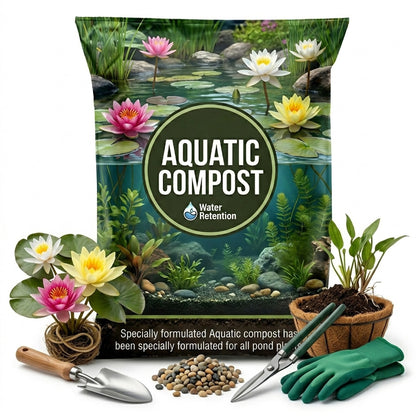 20 Litres Aquatic Compost Nutrient Rich Feed Soil With Loam & Grit