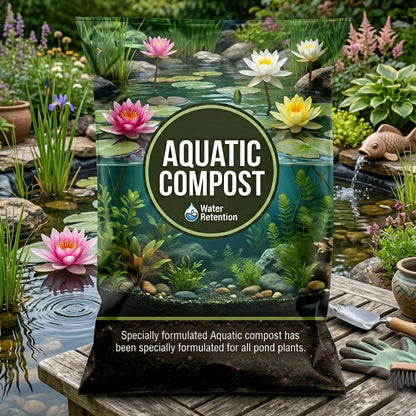 20 Litres Aquatic Compost Nutrient Rich Feed Soil With Loam & Grit