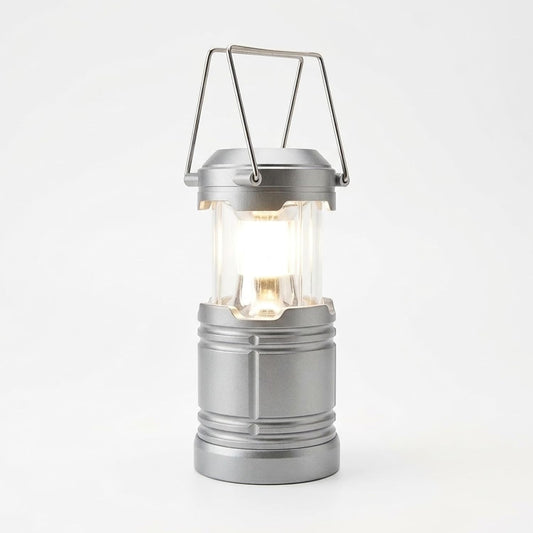 Portable Camping Light 220 Lumen Bright Collapsible Hanging Tent Emergency Lamp