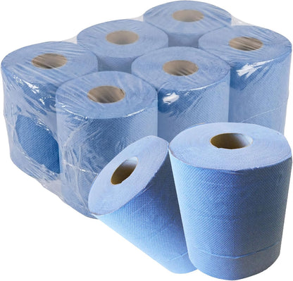 Blue Centrefeed 2ply Embossed Multipurpose Hand Paper Towels