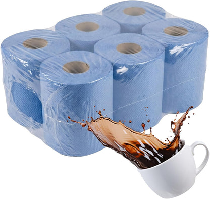 Blue Centrefeed 2ply Embossed Multipurpose Hand Paper Towels