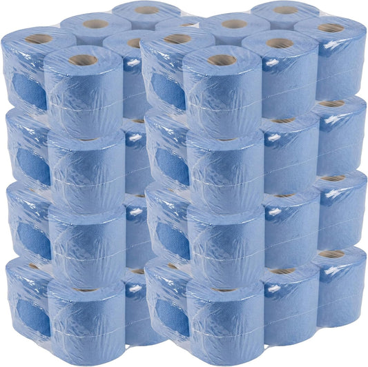 Blue Centrefeed 2ply Embossed Multipurpose Hand Paper Towels