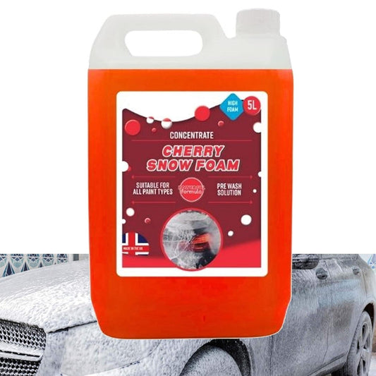 5L Cherry Snow Foam Super Thick Vehicle Cleaning Foam Extremely Powerful & Easy To Use