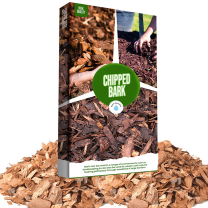 50 Litres Chipped Bark For Decorative & Landscape Gardening & Paths