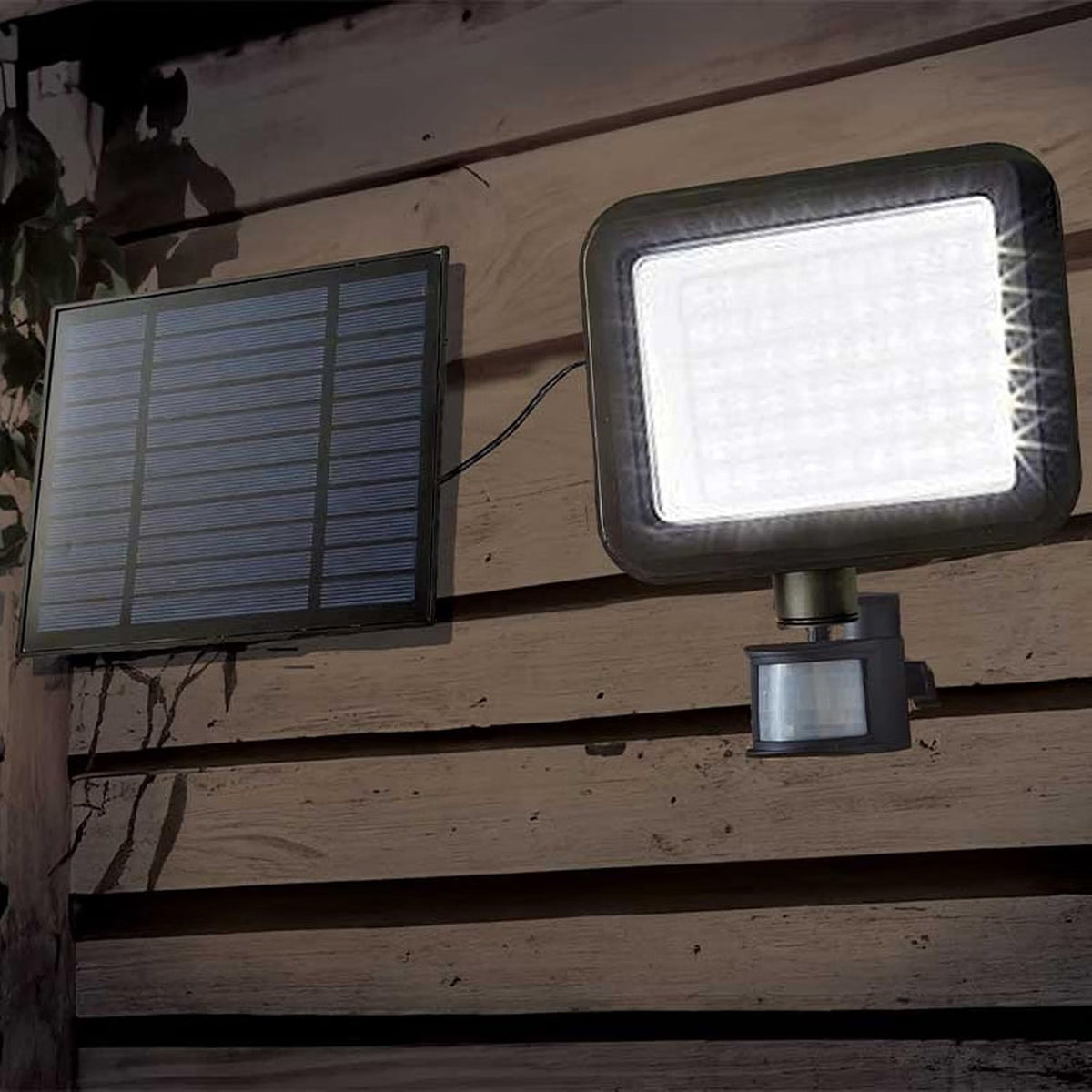 Solar PIR Millennium 1000L Super Bright Motion Activated Floodlight