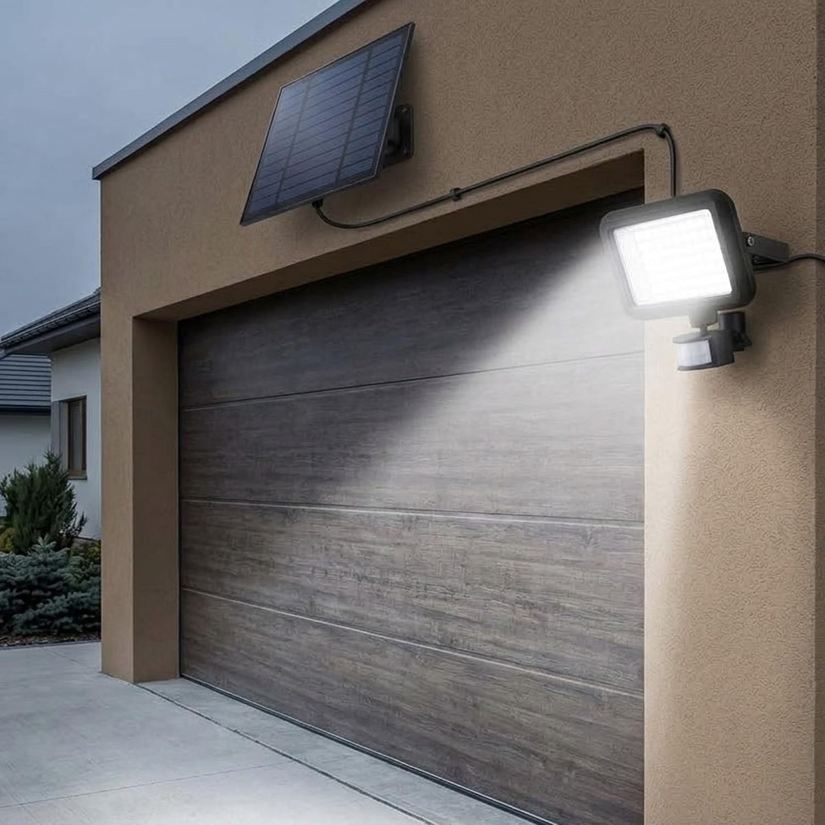 Solar PIR Millennium 1000L Super Bright Motion Activated Floodlight