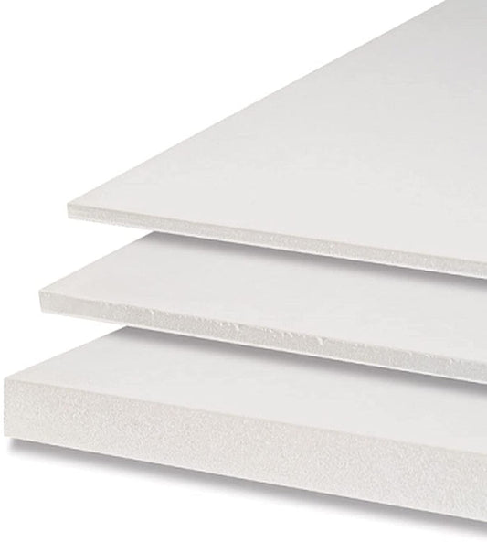 White EPS Polystyrene 1000x500x25mm Foam Sheets