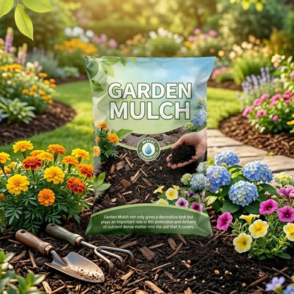 50 Litre Garden Mulch Decorative Soil Conditioner With Improved Water Retention