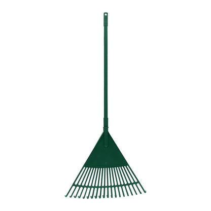 Telescopic 20 Tooth Plastic Garden Leaf Rake Lightweight Lawn Debris Tool