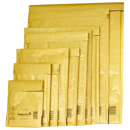 C/0 (150 x 210mm) Mail Lite Gold Padded Envelopes