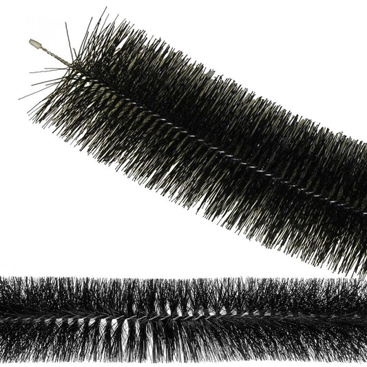 Black Gutter Brush 4m x 100mm Prevents Debris & Moss