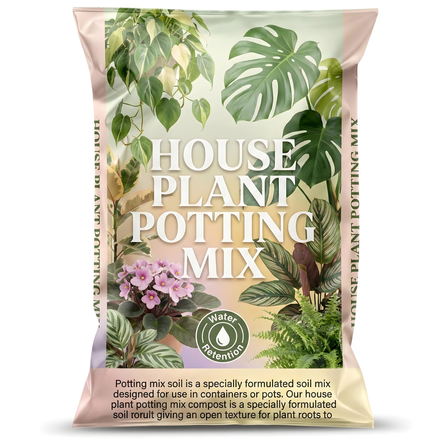 House Plant Compost Ideal For Indoor & Outdoor House Plants With Added Nutrients